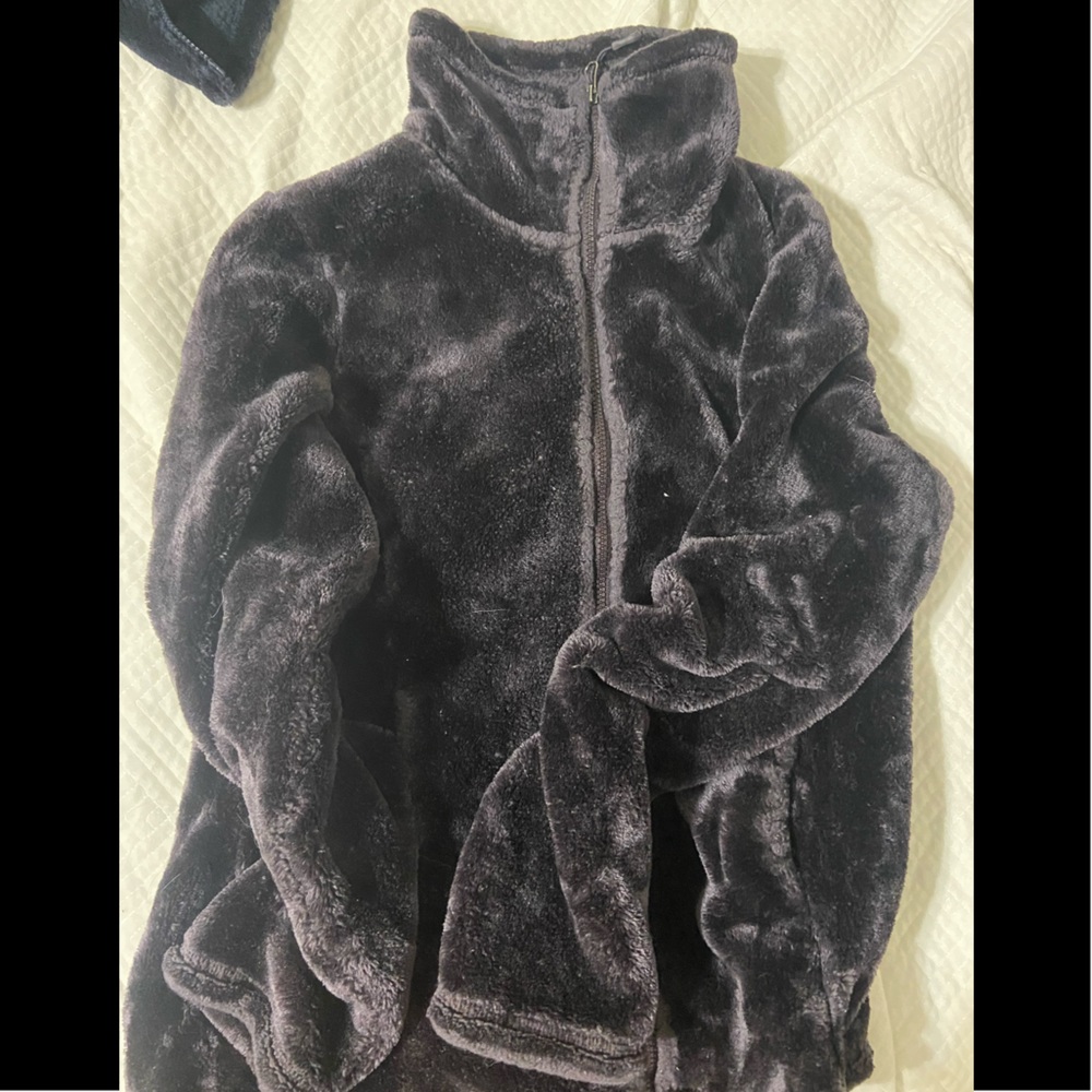 Purple 32 Degrees Heat Fuzzy Jacket, Size: M
